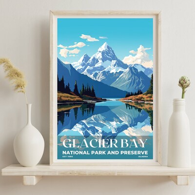 Glacier Bay National Park and Preserve Poster, Travel Art, Office Poster, Home Decor | S3 - image6